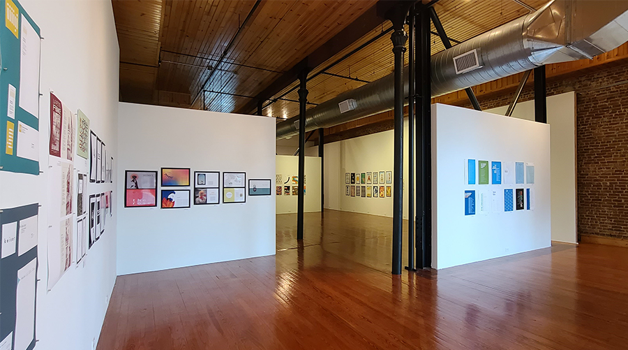 Photo of art exhibition space